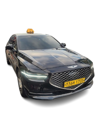 제네시스 G90 택시 외관